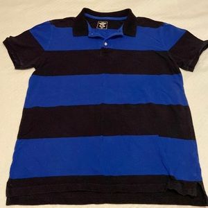 Men’s XL blue/black polo GAP